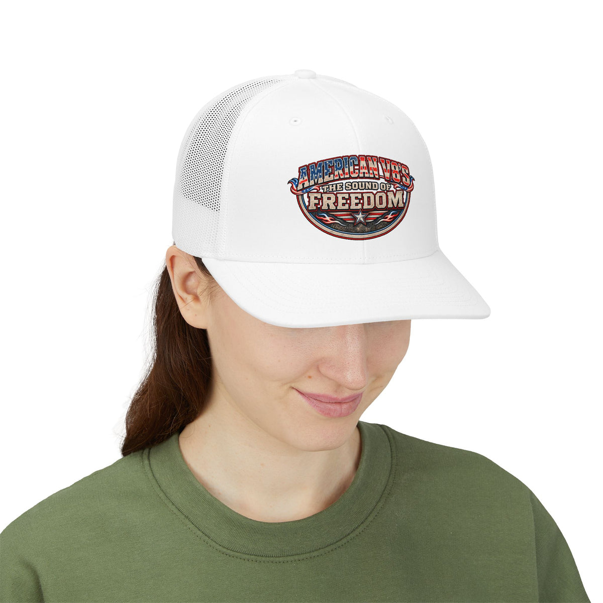 American V8s - The Sound of Freedom | Classic Snapback Trucker Hat