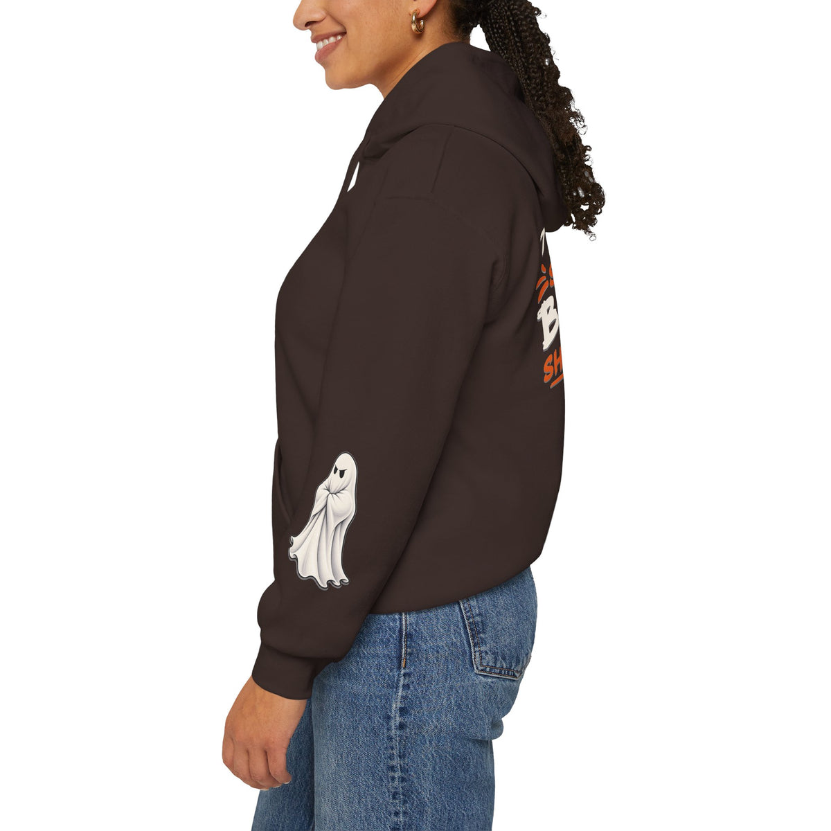 This Is Some Boo Sheet | Front & Back Graphics + Sleeve Pullover Hoodie