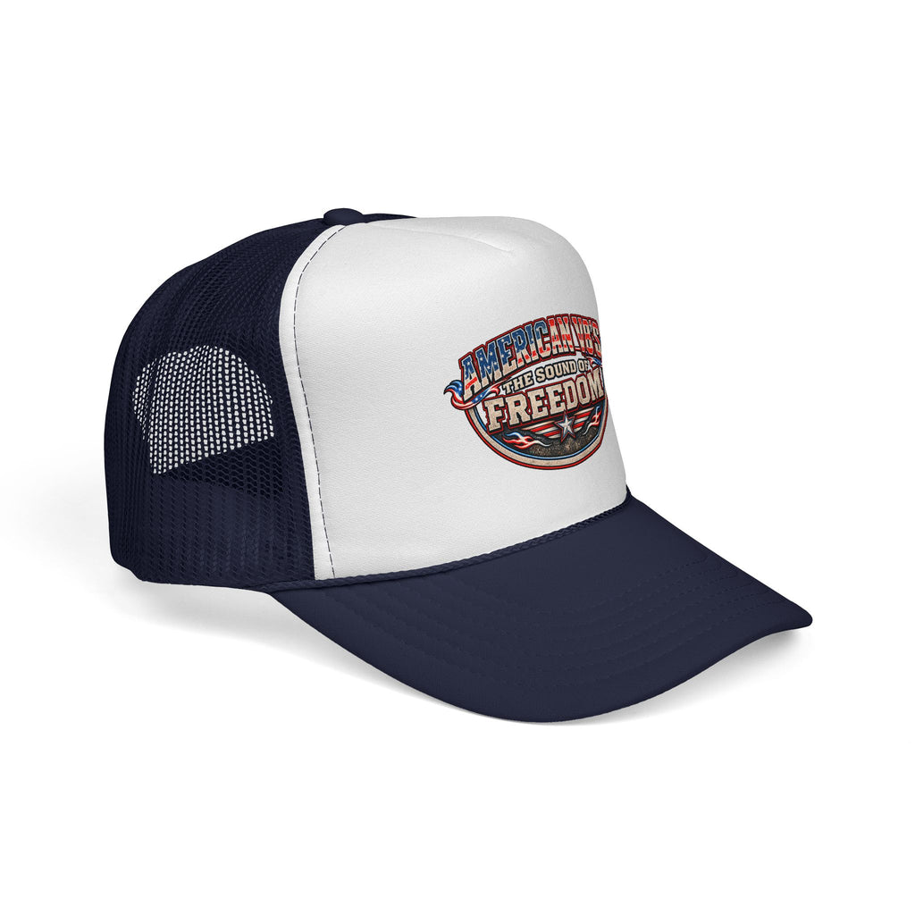 American V8s - The Sound of Freedom | Retro Foam Trucker Hat