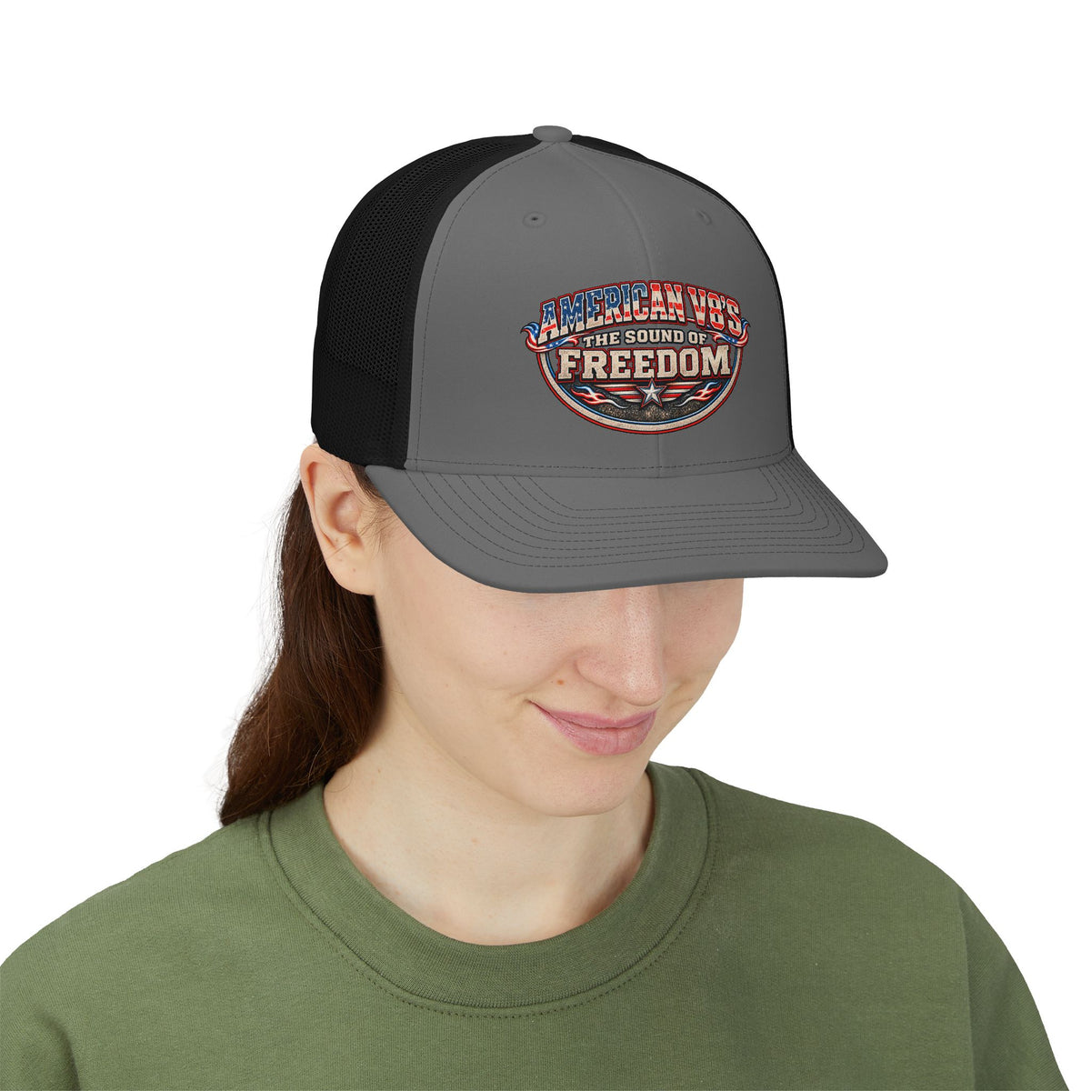 American V8s - The Sound of Freedom | Classic Snapback Trucker Hat