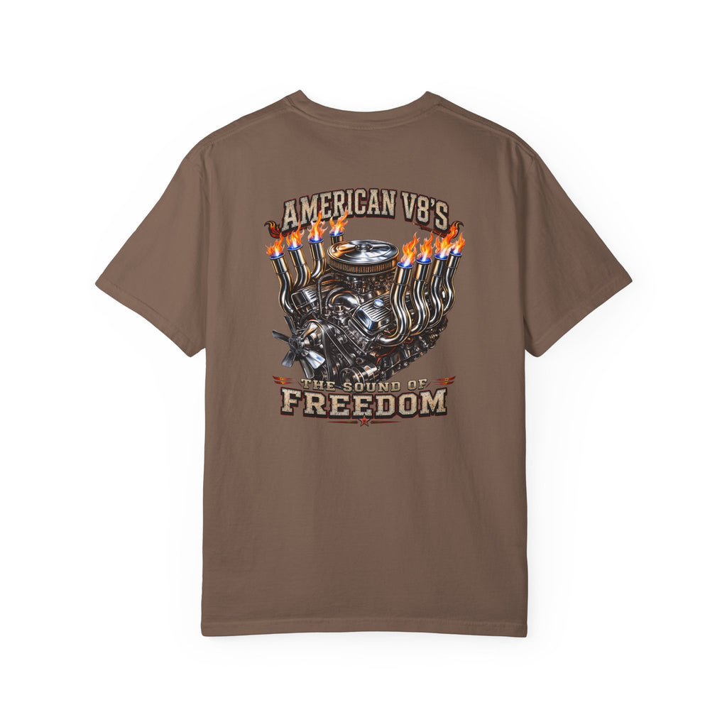 American V8 Sound of Freedom | Front & Back Graphics T-shirt