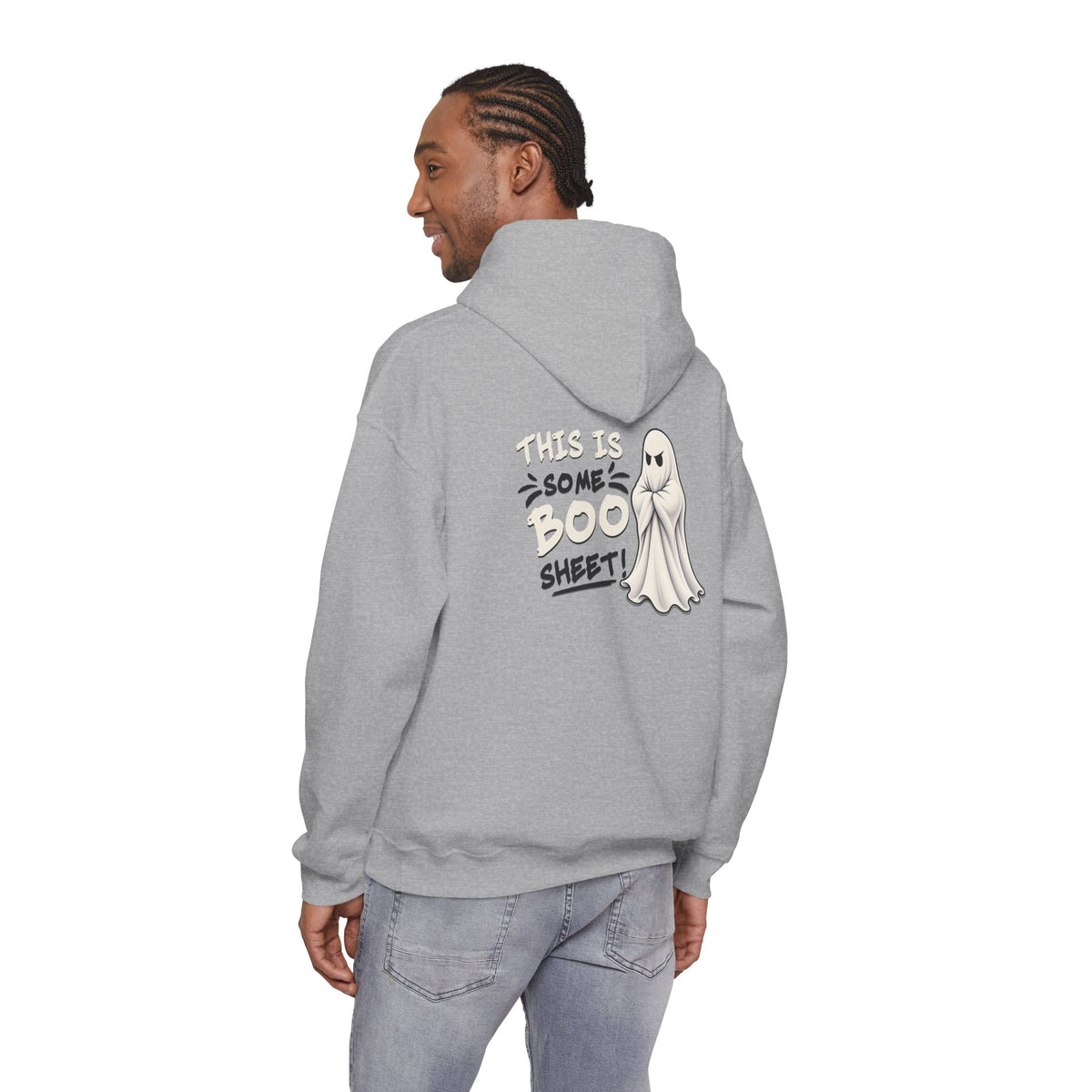 This Is Some Boo Sheet | Front & Back Graphics Pullover Hoodie