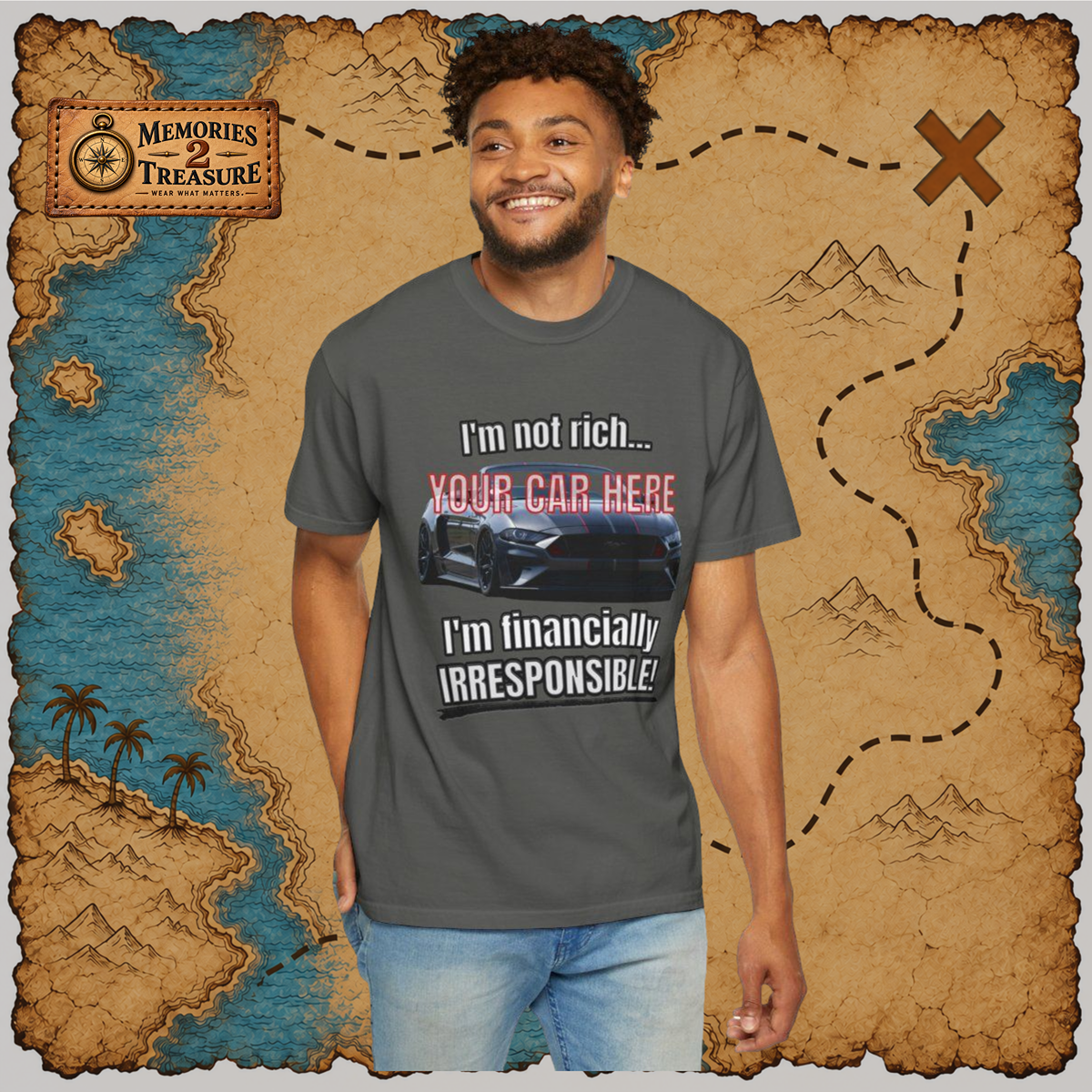 Financially Irresponsible | Your Car | Classic Front T-shirt