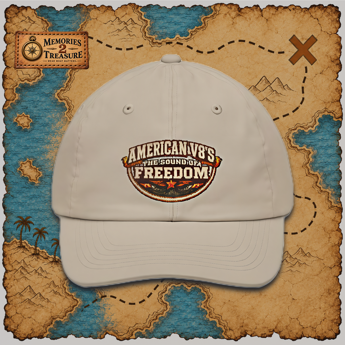 American V8s - The Sound of Freedom | Classic Dad Hat