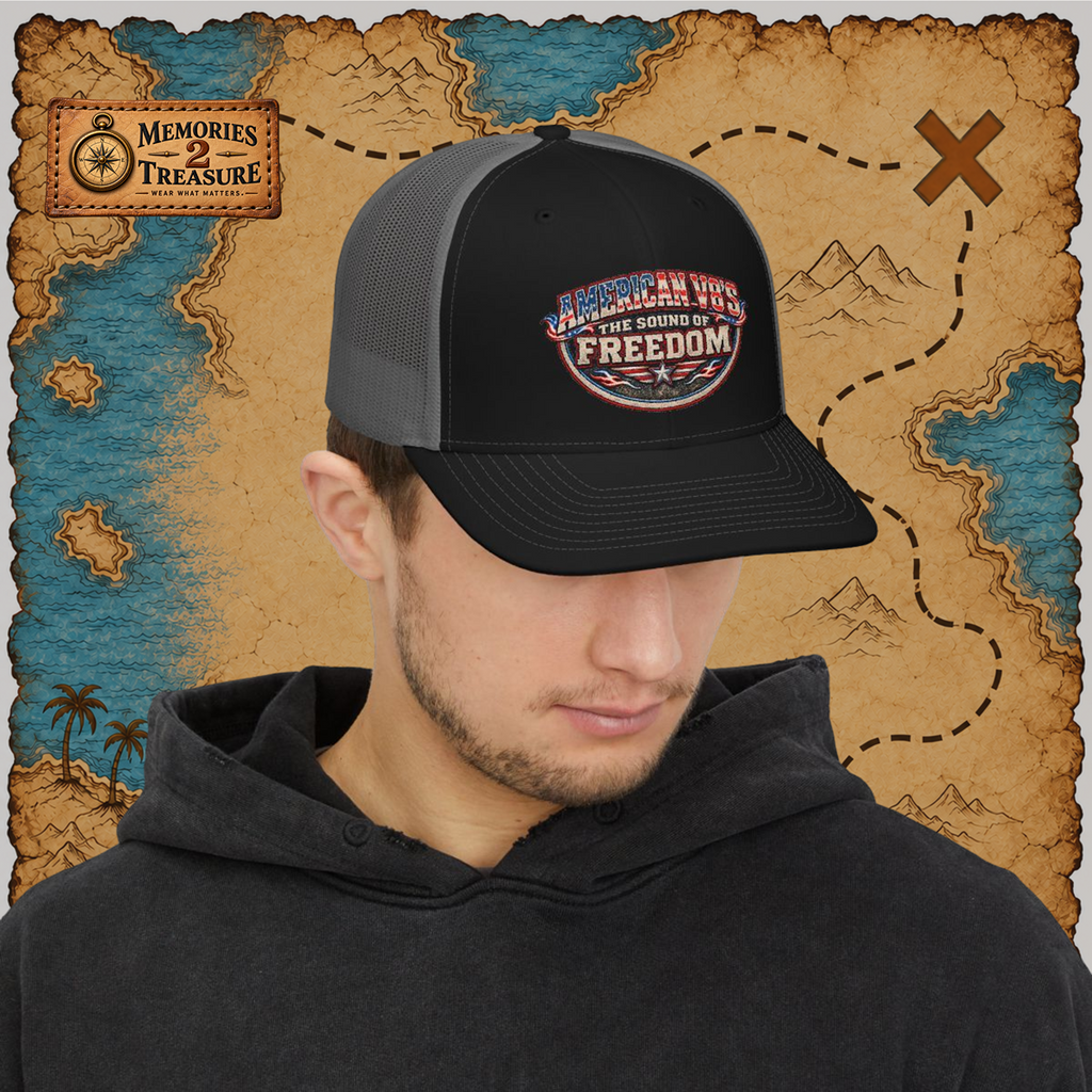 American V8s - The Sound of Freedom | Classic Snapback Trucker Hat