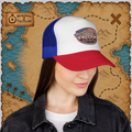 American V8s - The Sound of Freedom | Retro Foam Trucker Hat