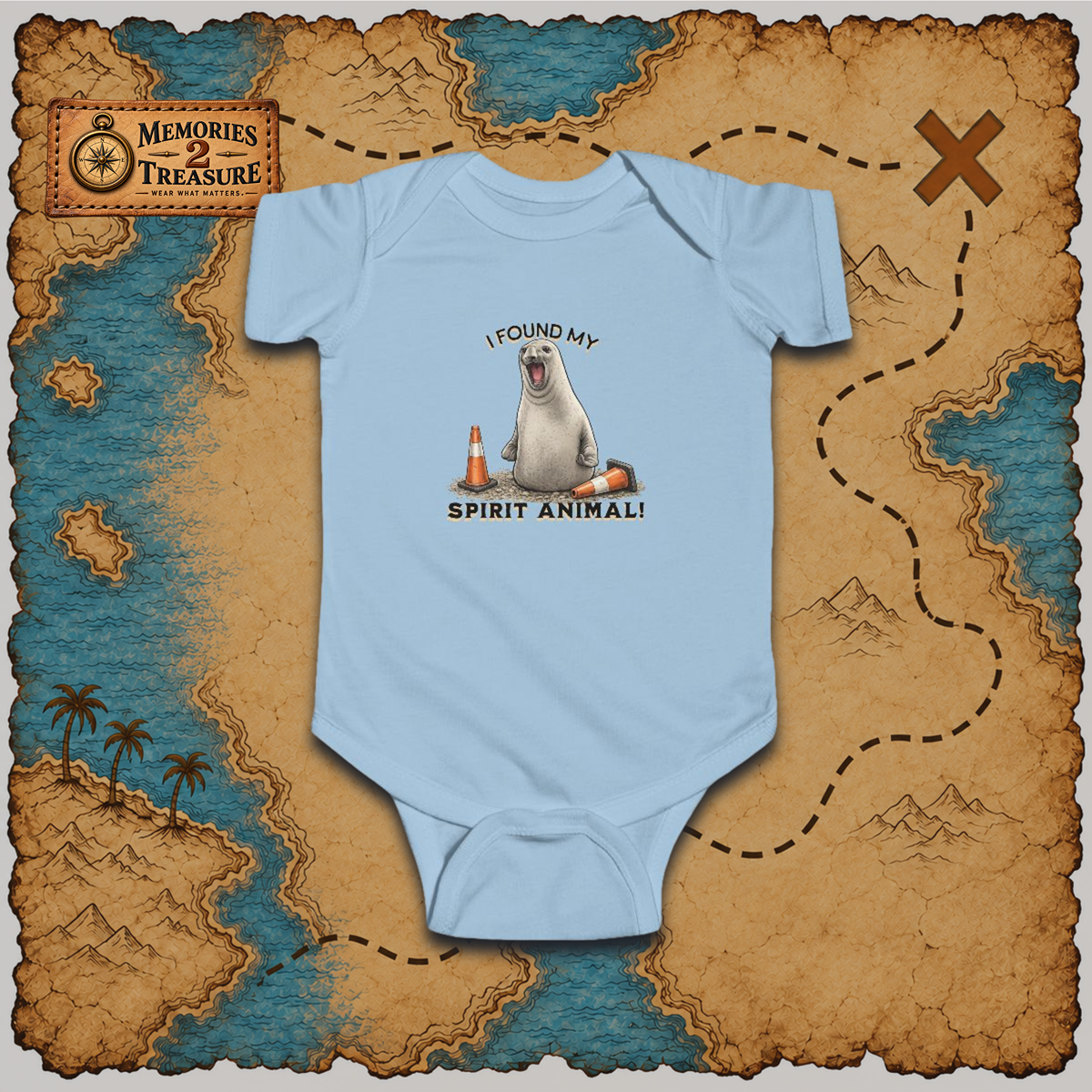 Neil the Seal - My Spirit Animal | Cute Baby Onesie