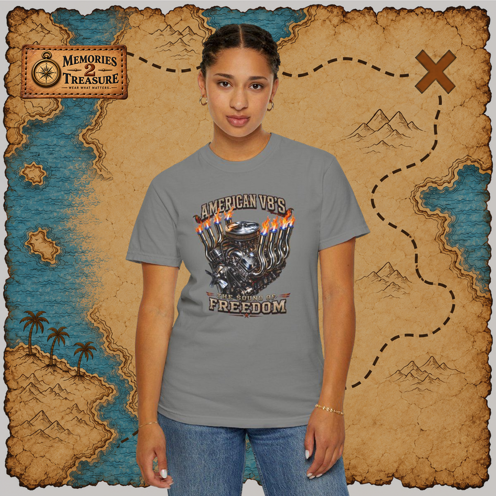 American V8 Sound of Freedom | Classic Front T-shirt