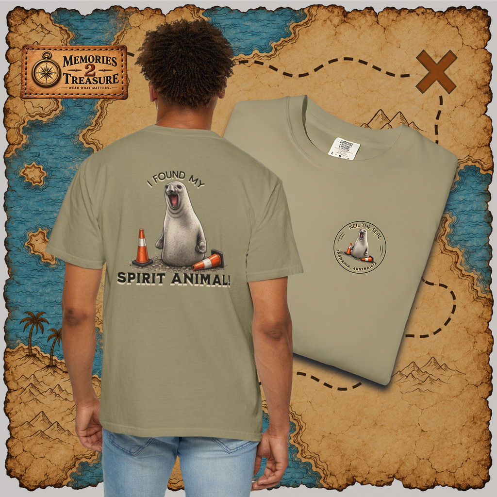 Neil the Seal - My Spirit Animal | Front + Back Graphics