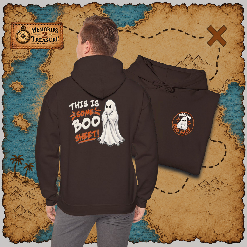 This Is Some Boo Sheet | Front & Back Graphics Pullover Hoodie