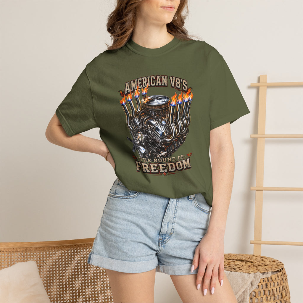 American V8 Sound of Freedom | Classic Front T-shirt
