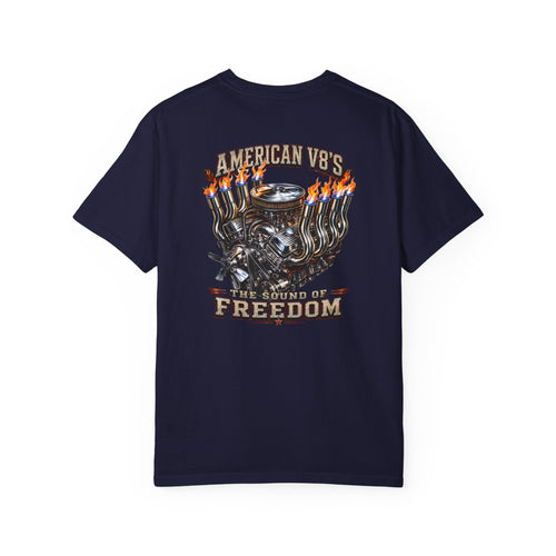 American V8 Sound of Freedom | Front & Back Graphics T-shirt