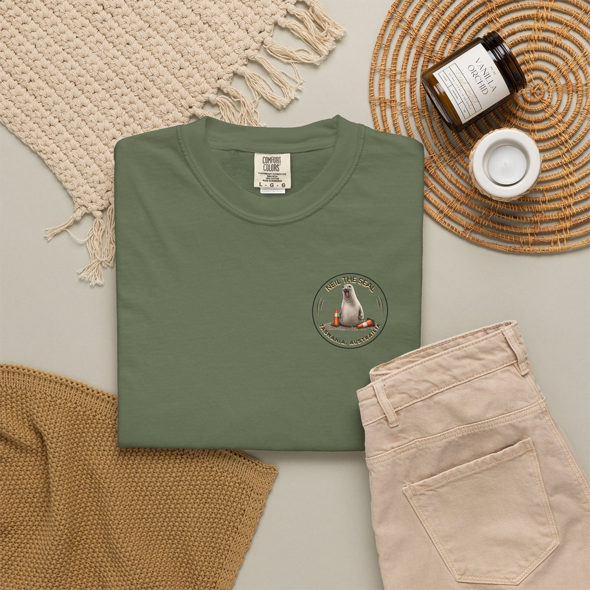 Neil the Seal - My Spirit Animal | Front + Back Graphics