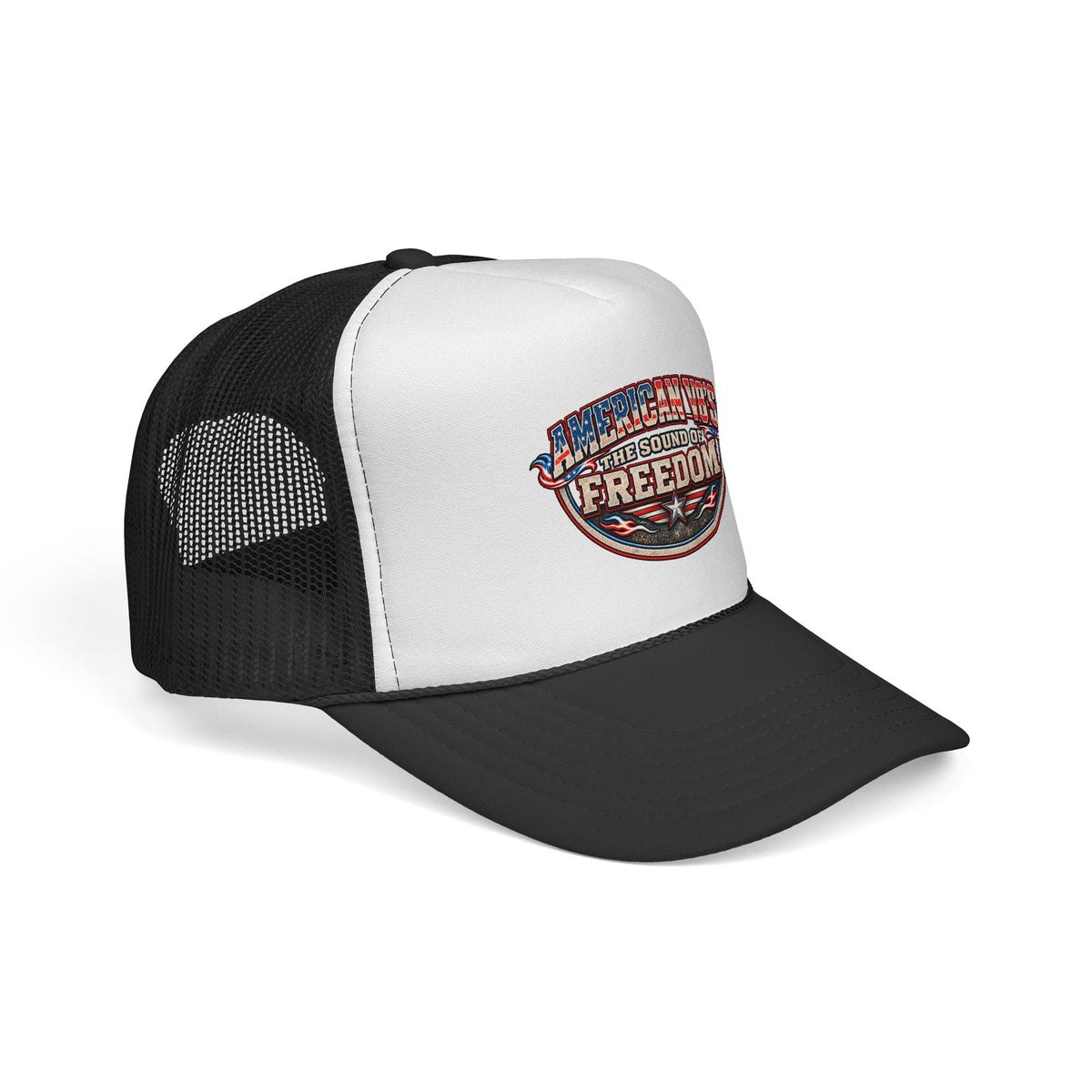 American V8s - The Sound of Freedom | Retro Foam Trucker Hat