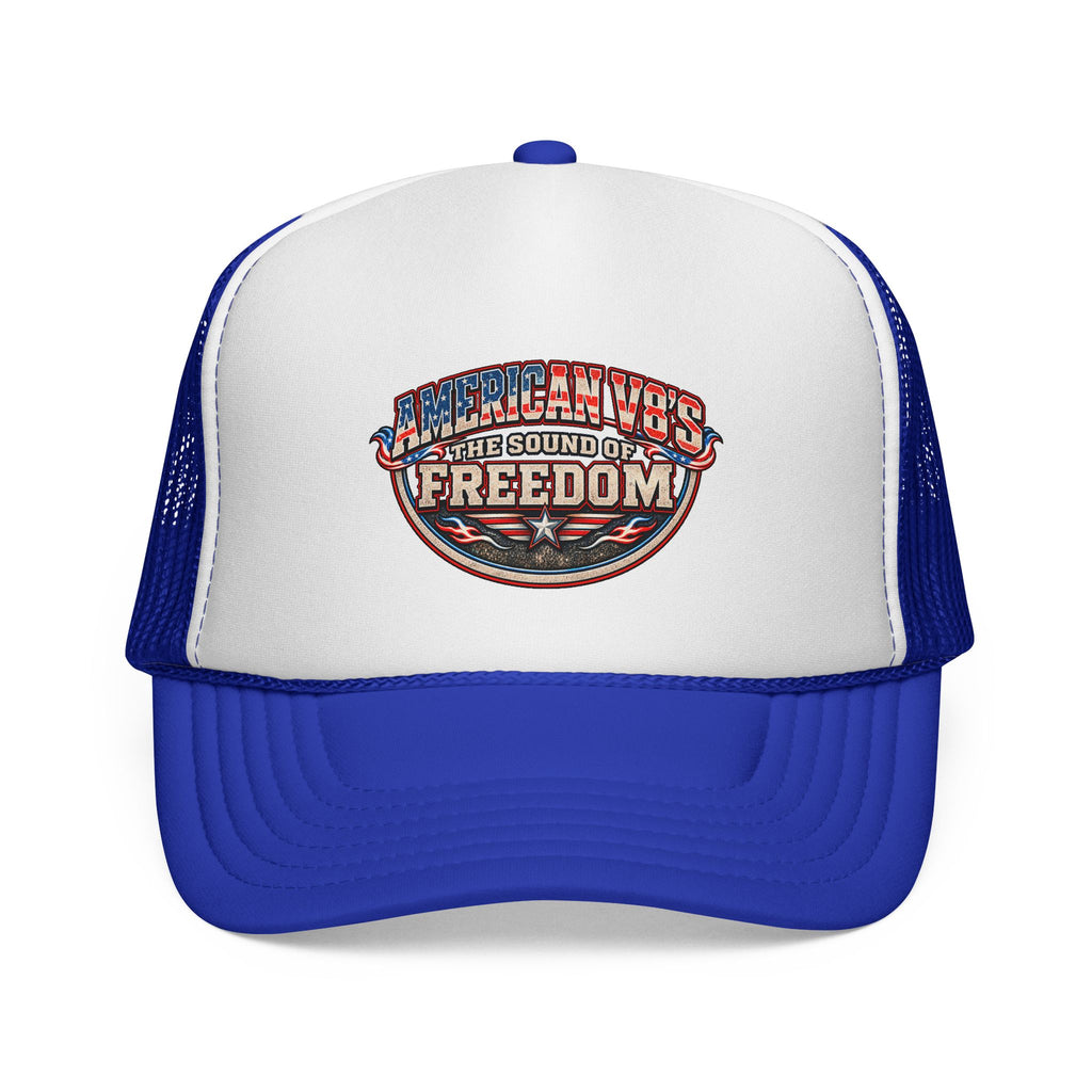American V8s - The Sound of Freedom | Retro Foam Trucker Hat