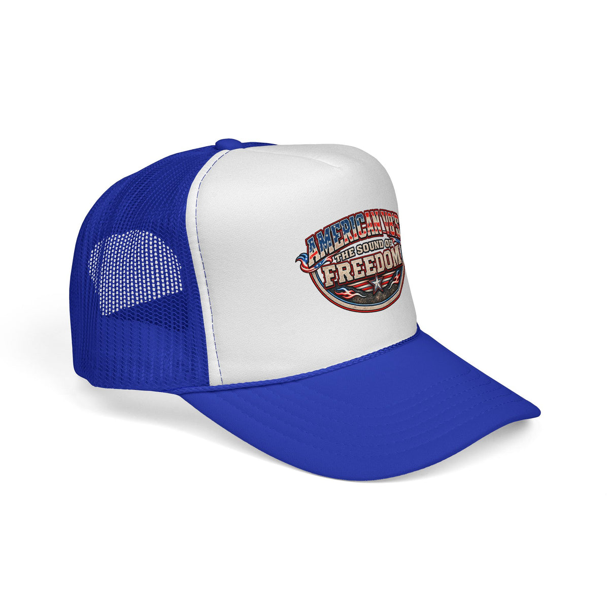 American V8s - The Sound of Freedom | Retro Foam Trucker Hat