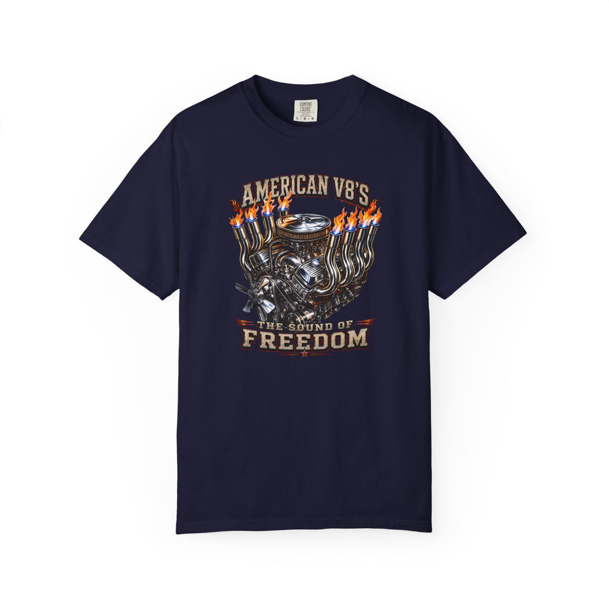 American V8 Sound of Freedom | Classic Front T-shirt