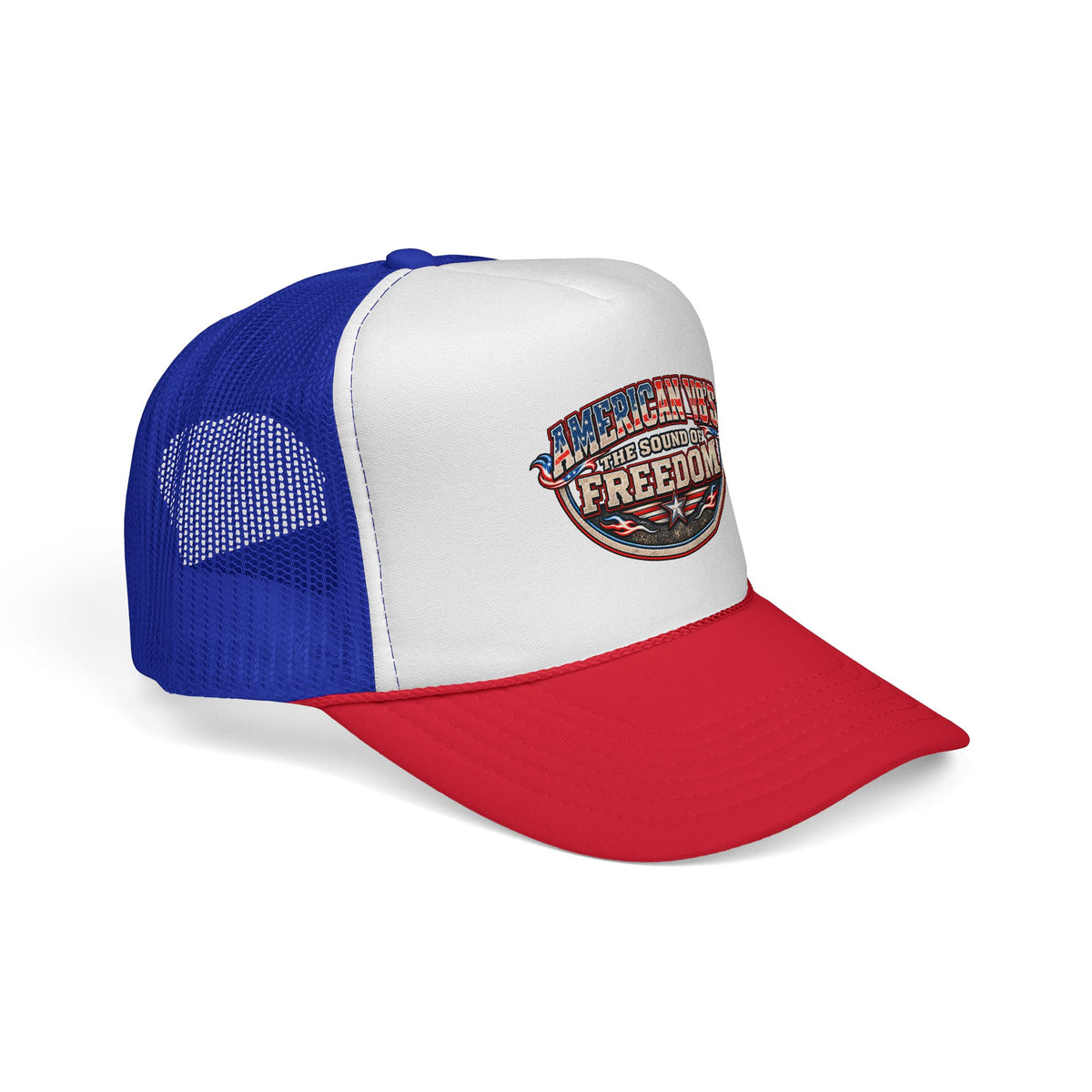 American V8s - The Sound of Freedom | Retro Foam Trucker Hat