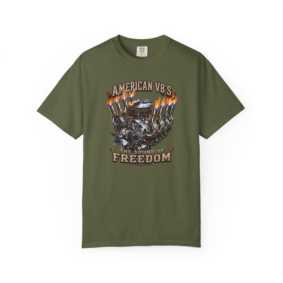 American V8 Sound of Freedom | Classic Front T-shirt